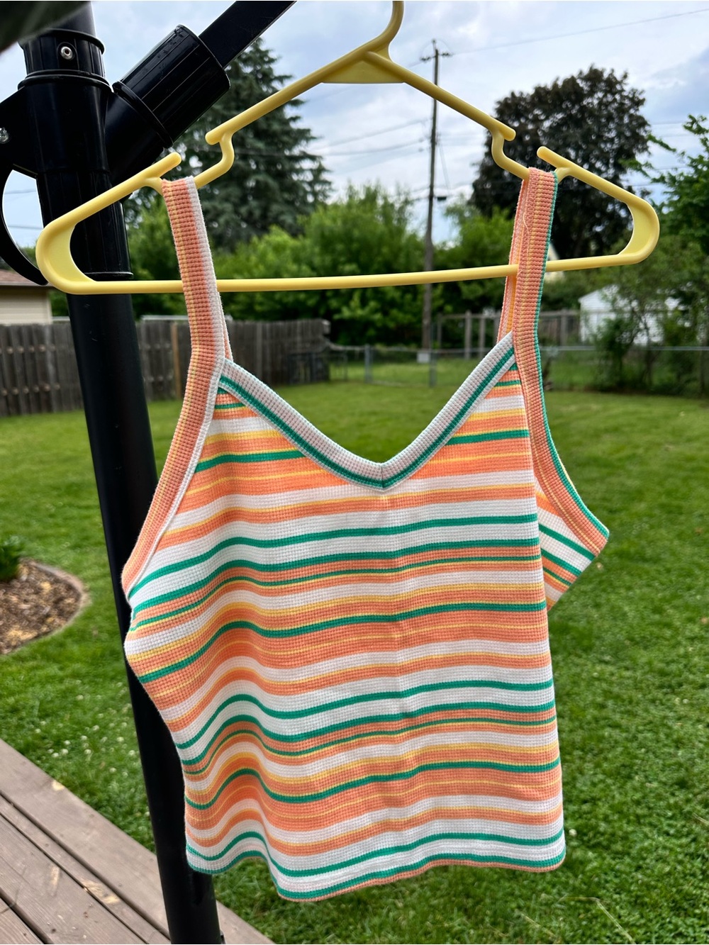 Striped Knit Tank Top